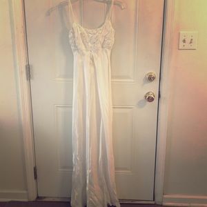White prom dress